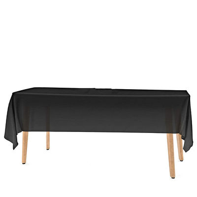 × plástico descartável das toalhas de mesa 54 da cor sólida 108 polegadas para o assado da família