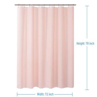 Forro de alta qualidade do chuveiro do impermeabilizante para a cortina de chuveiro longa do banheiro feita de PEVA Molde-livre à moda