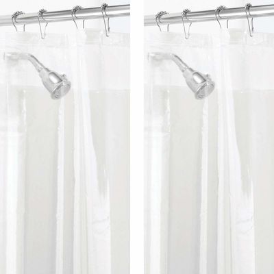 Forro de alta qualidade do chuveiro do impermeabilizante para a cortina de chuveiro longa do banheiro feita de PEVA Molde-livre à moda