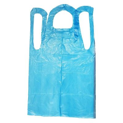 Aventais plásticos descartáveis sem mangas do CPE, avental da cozinha do à prova de água