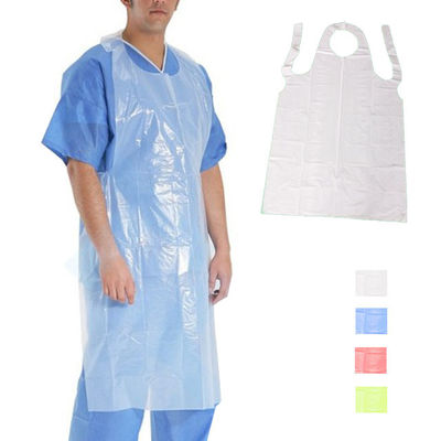 Aventais médicos descartáveis, aventais plásticos grossos do vestuário de proteção