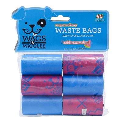 Os produtos feitos sob encomenda biodegradáveis impressos para cães Unscented imprimiram sacos do tombadilho do cão para o saco canino do desperdício do animal de estimação