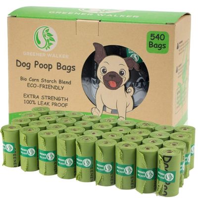 Extremamente densamente produtos fortes do animal de estimação da prova do escape de 100% 2020 sacos biodegradáveis do desperdício do cão do saco do tombadilho