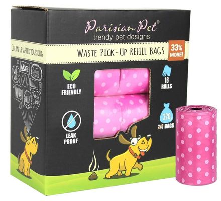 O saco do tombadilho reciclou o saco 2020 biodegradável do tombadilho do cão do perfume dos sacos do poo do cachorrinho dos produtos do animal de estimação 9x13