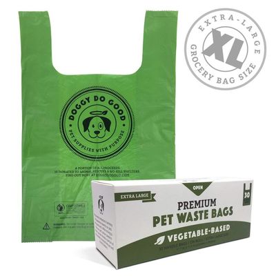 Sacos biodegradáveis do tombadilho do cão de Unscented, sacos Compostable do tombadilho do cão com punhos