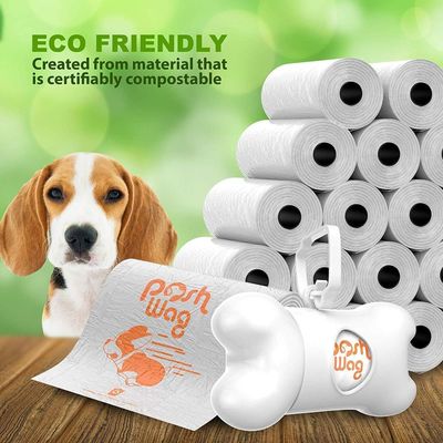 Uso biodegradável da manipulação Waste do cão dos sacos de plástico com distribuidor