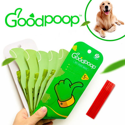 Sacos plásticos do desperdício do tombadilho do cão do produto novo, polegar Eco-amigável do lixo acima dos produtos para o desperdício do cão