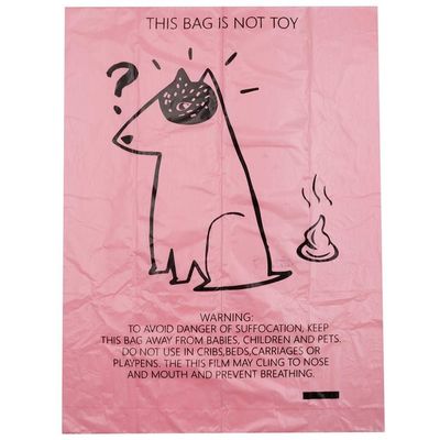 O logotipo feito sob encomenda biodegradável do PE do fabricante imprimiu sacos do desperdício do animal de estimação do saco do tombadilho do cão