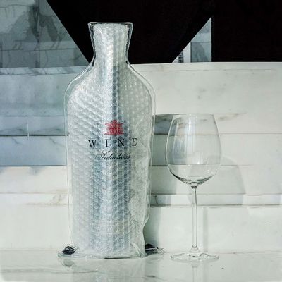 Impressão feita sob encomenda do anti protetor do curso da garrafa de vinho da bolha de ar do impacto aceitável