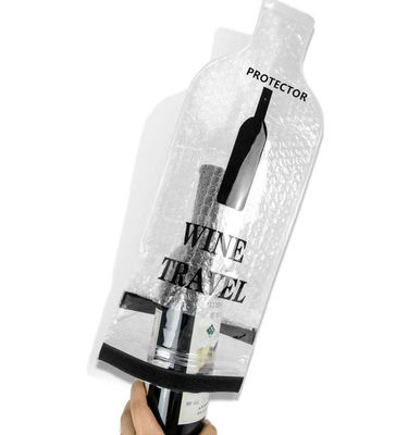 Escape sacos do vinho do invólucro com bolhas de ar/o protetor resistentes garrafa de vinho para o curso