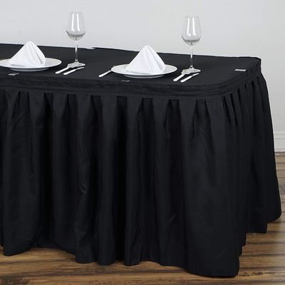 Saias plásticas descartáveis elegantes da tabela com linha adesiva incorporado