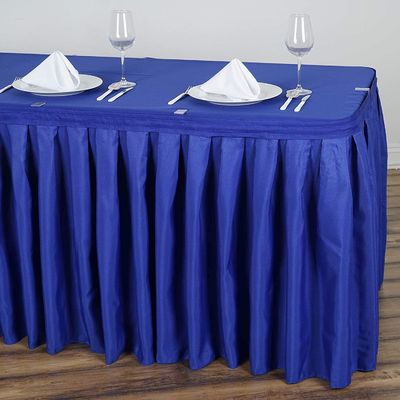 Saias plásticas descartáveis elegantes da tabela com linha adesiva incorporado
