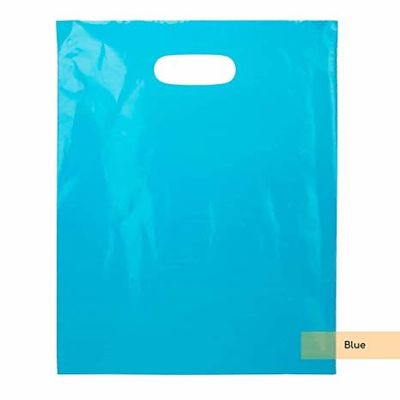 Sacos de compras cortados personalizados reusáveis do PO do PE do tamanho branco descartável plástico com impressão do logotipo