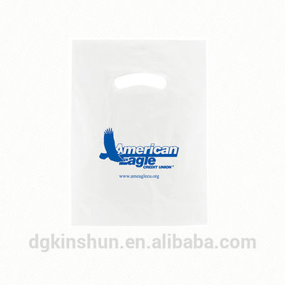 Logotipo feito sob encomenda do saco de compras reusável plástico do LDPE/HDPE para a mercearia/boutique
