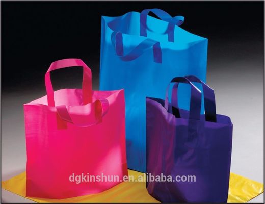 Sacos de mantimento reusáveis impressos costume, sacos de compras plásticos biodegradáveis