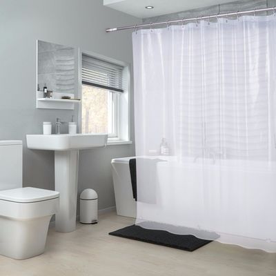 72&quot; x 72&quot; cortinas de chuveiro inodoras impermeáveis resistentes do banheiro do oídio