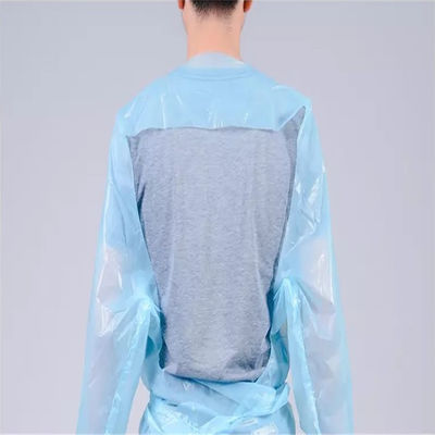 2/5/10PCS vestuário de proteção descartável azul, vestidos médicos do isolamento, combinação protetora azul