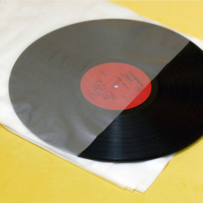 Vinil 100 3 mil. As luvas exteriores do vinil protetor plástico claro de LP gravam as luvas que o álbum cobre 12,75&quot; x 12,5”