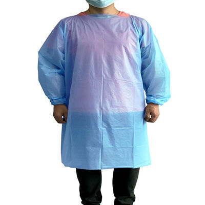 Vestido descartável protetor do isolamento do CPE do hospital com luvas longas