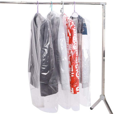 Os sacos de vestuário claros descartáveis Polythylene da lavagem automática vestem sacos do protetor