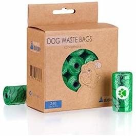 100 sacos biodegradáveis do tombadilho do cão, sacos biodegradáveis do desperdício da maca de gato