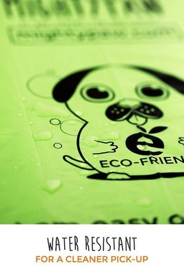 O desperdício amigável do cachorrinho do eco do ANIMAL DE ESTIMAÇÃO ensaca o suporte impresso compostable do saco do tombadilho do saco 100% do poo