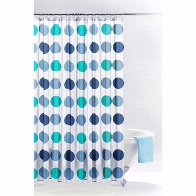 Cortina de chuveiro impermeável à moda imprimindo feita sob encomenda de PEVA lavável para a casa