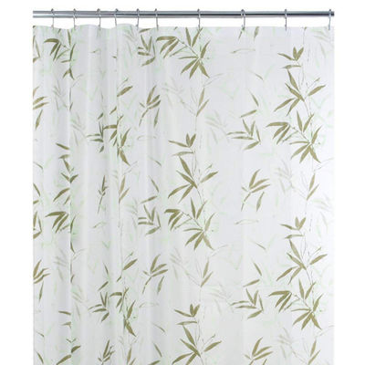 Cortina de chuveiro impermeável à moda personalizada de PEVA, cortina de chuveiro de Hookless