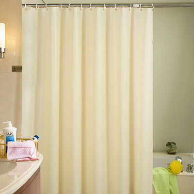 Cor sólida reciclável da cortina de chuveiro de PEVA para a residencial/hotel