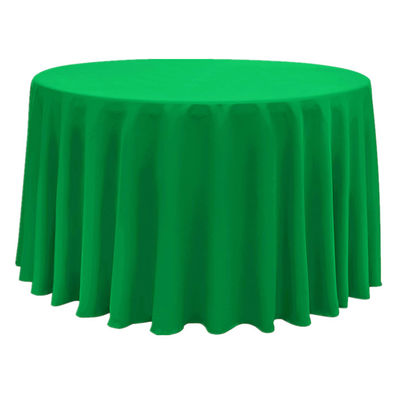Linhos de tabela descartáveis plásticos de PEVA, toalhas de mesa redondas descartáveis do Natal