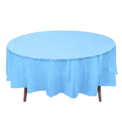 Personalização descartável redonda plástica das toalhas de mesa de PEVA aceitável