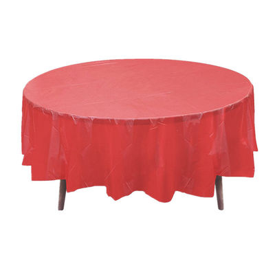 Pano plástico imprimindo feito sob encomenda superior barato da mesa redonda de PEVA para o banquete