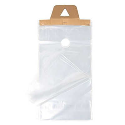 O gancho impermeável e seguro claro plástico do botão de porta ensaca sacos polis de Newspapaer